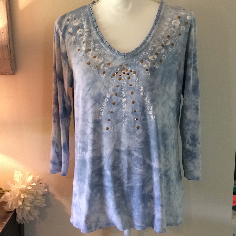Long Sleeve Faded Glory Shirt Vintage Size XL